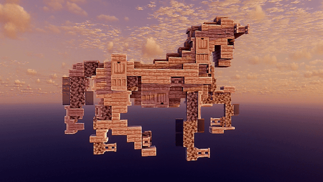 友人の厩舎用に馬の像を作りました！