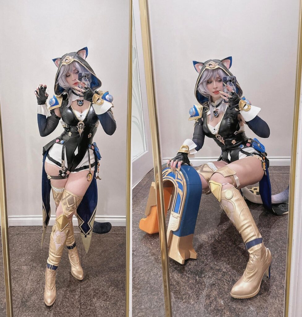 私のサイファーのコスプレです！