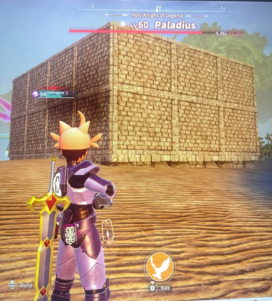 パラディウスの周りに壁を築いてネクロムスを捕まえた