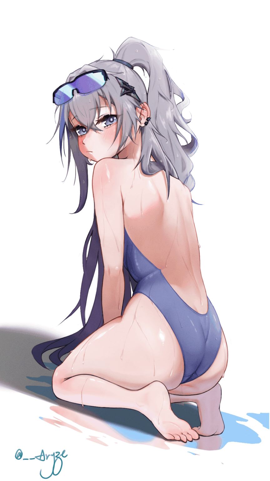 シルバーウルフ水着（私による）