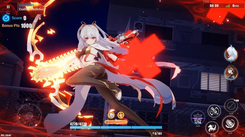 このボス戦のランダムなスクリーンショット
