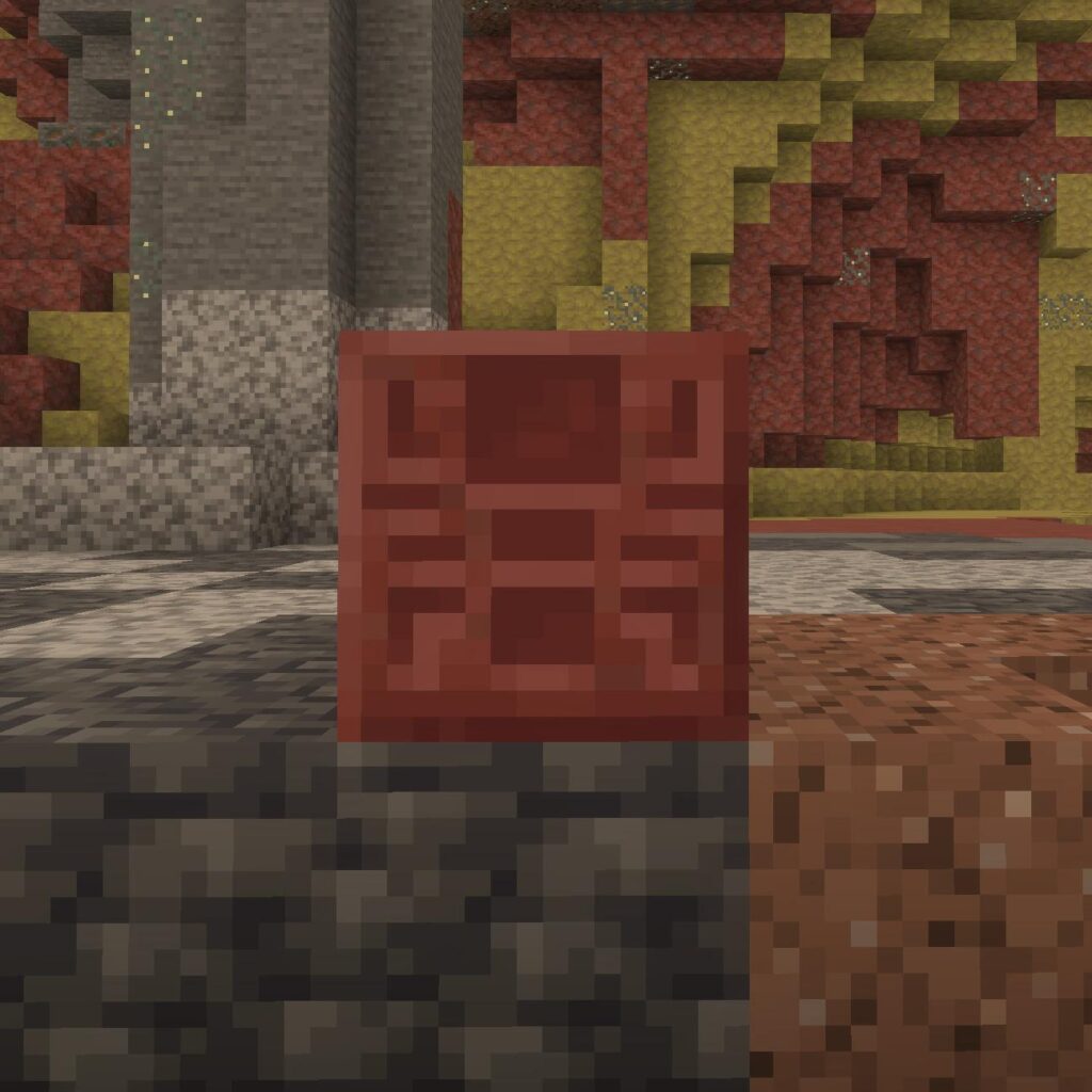 Chiseled Cinnabar のテクスチャが 8 本の足に変更されました。