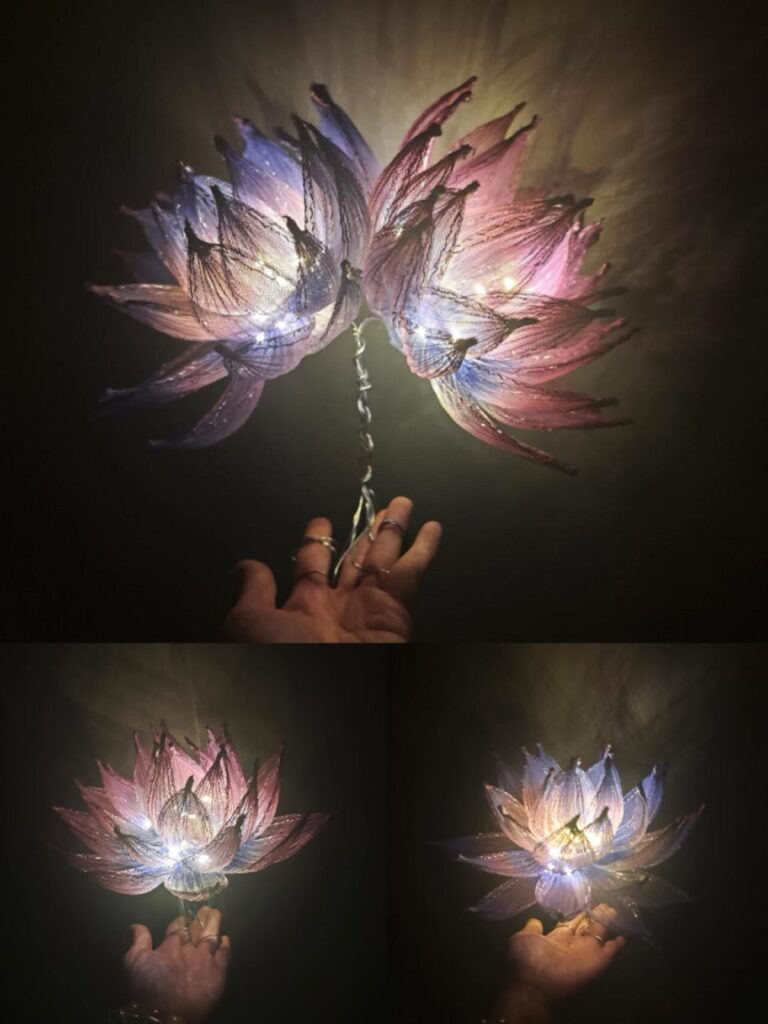 CN の女の子が Caleb Netherlord から蓮を作りました。その才能は非現実的です！ 😭