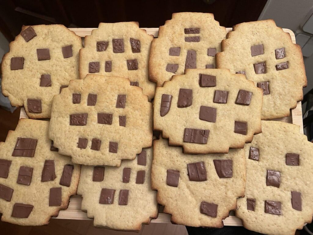 マインクラフトのクッキーで