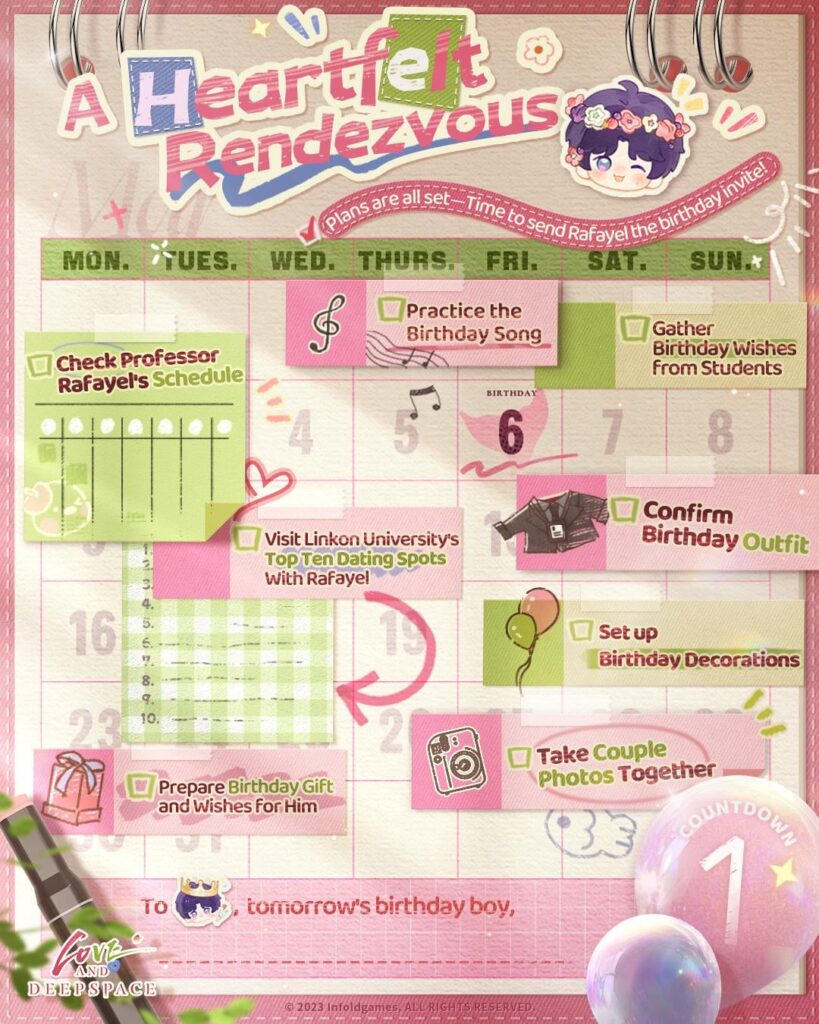 明日はラファエルさんの誕生日です！