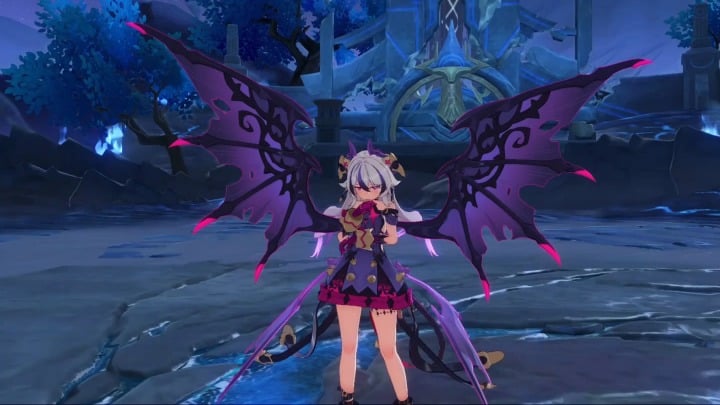 彼女の新しい衣装がとても気に入りました~💗💜