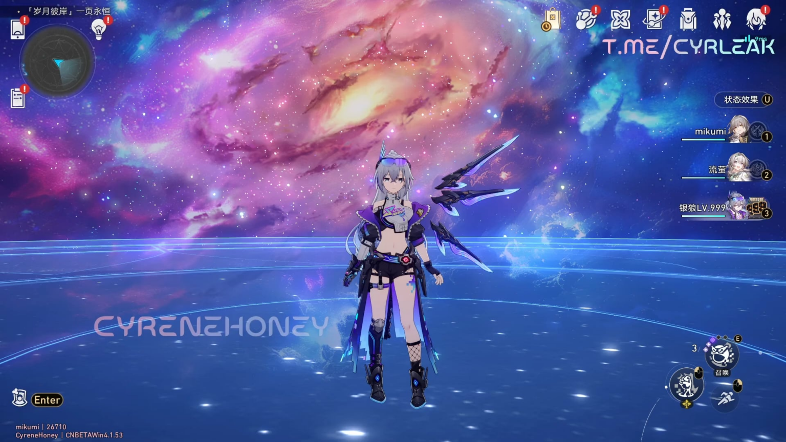 CyreneHoney 経由の SilverWolf999 アイドル アニメーション