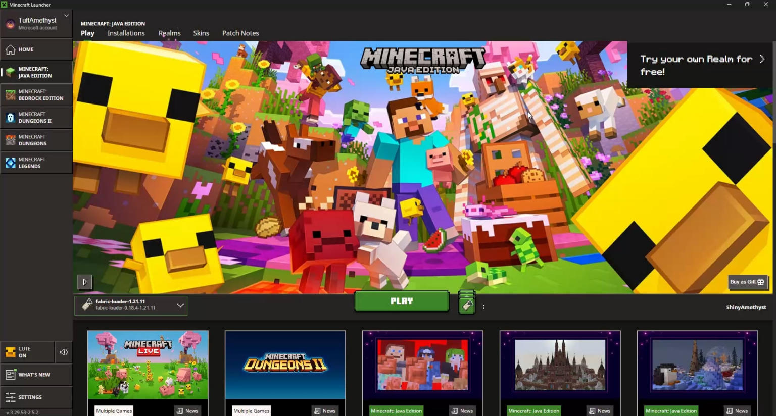 Minecraft ランチャー キュート モード