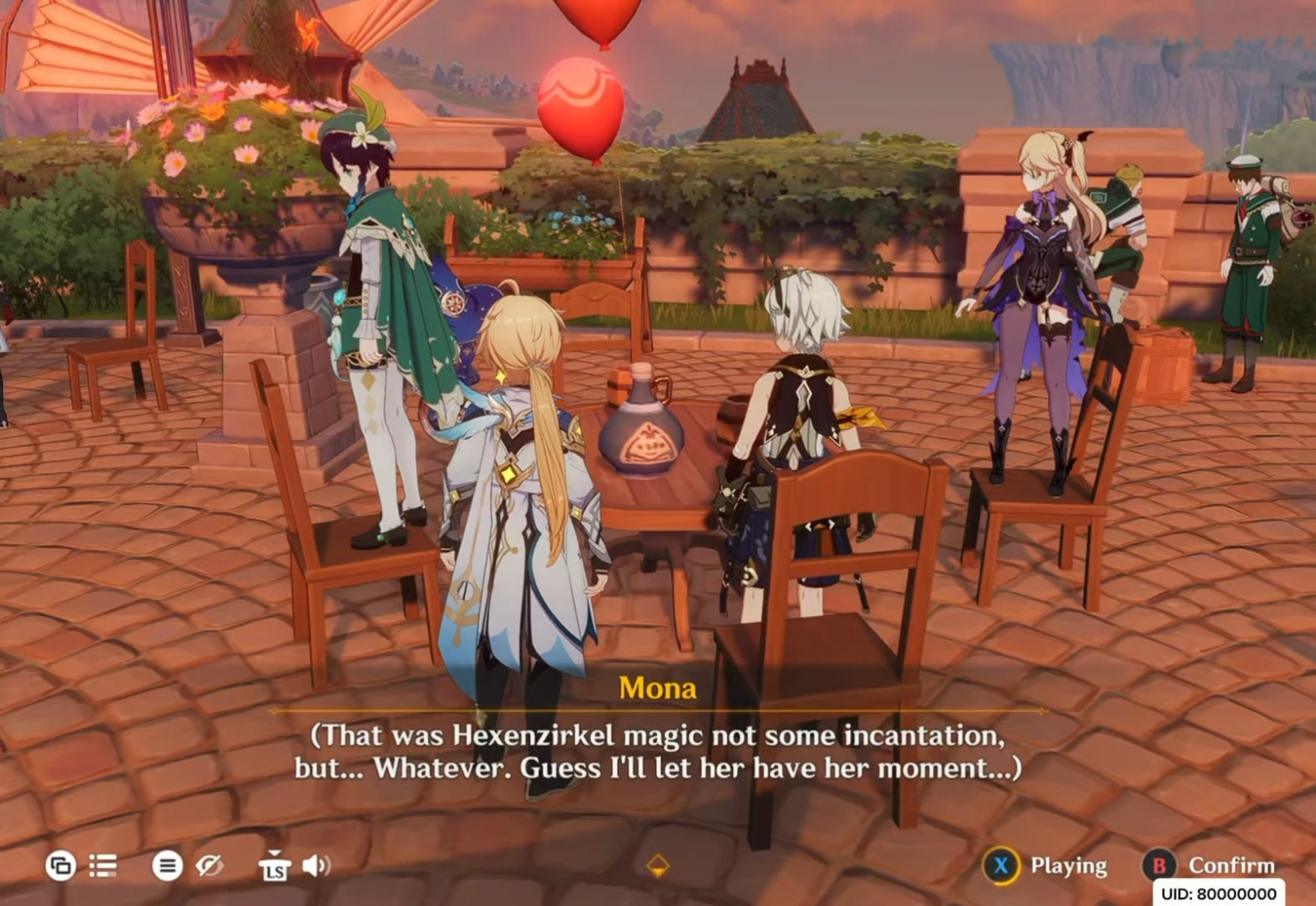 これはアリスがやっているのでしょうか、それとも本当にそのように椅子の上に立つことになっているのでしょうか？