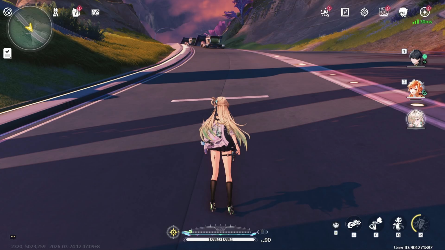 私のお気に入りの時間は、ライナを誘拐して周囲がゆっくりとピクセルに変わっていくのを見ることです