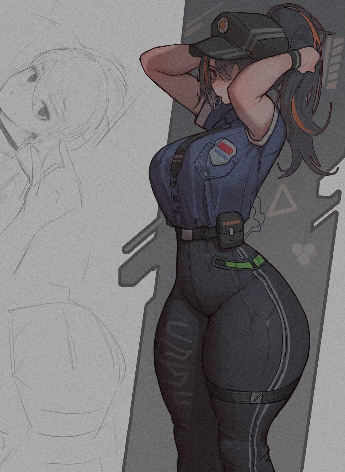 制服を着た朱源 (clozzy01)