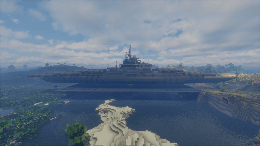 私がプレイしている作成サーバー用に構築した第二次世界大戦スタイルの戦艦