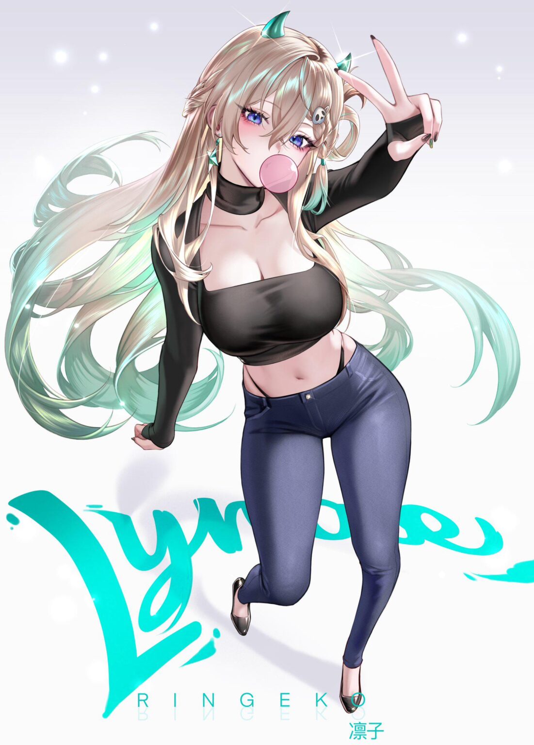 Lynae とのデート (@RingekoJail より)