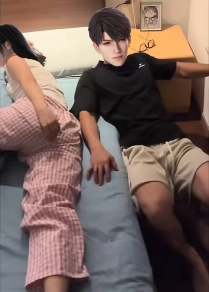 あなたのガールフレンドが混乱して寝ているとき