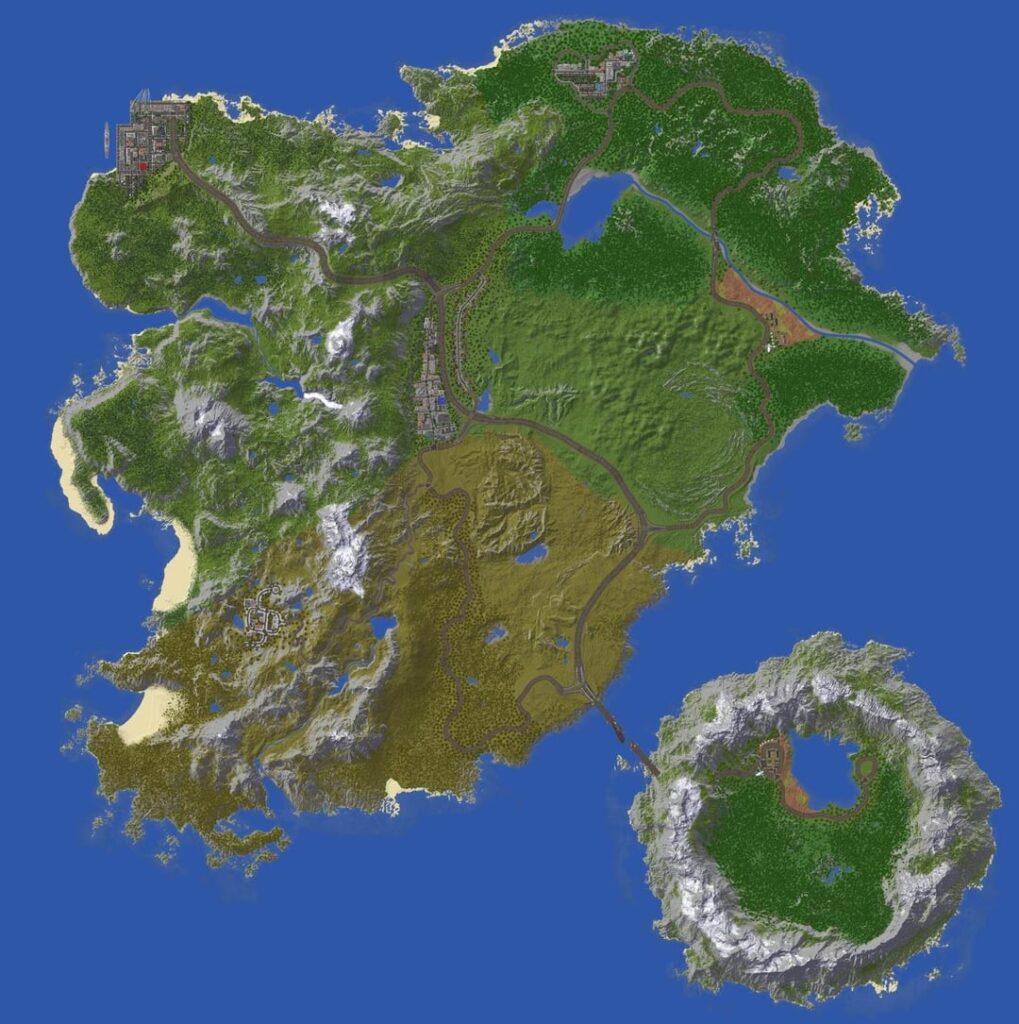 私たちは何か月もかけて、Mod を追加した黙示録的な世界を構築しました。 7000x7000 のマップに 2 つの大都市、2 つの町、2 つの村