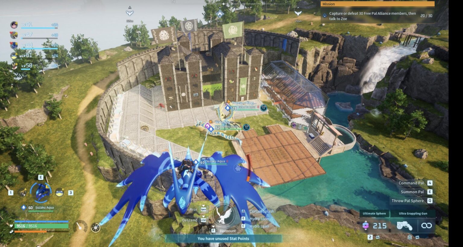 最初の拠点をより見栄えの良いものに改造しました。