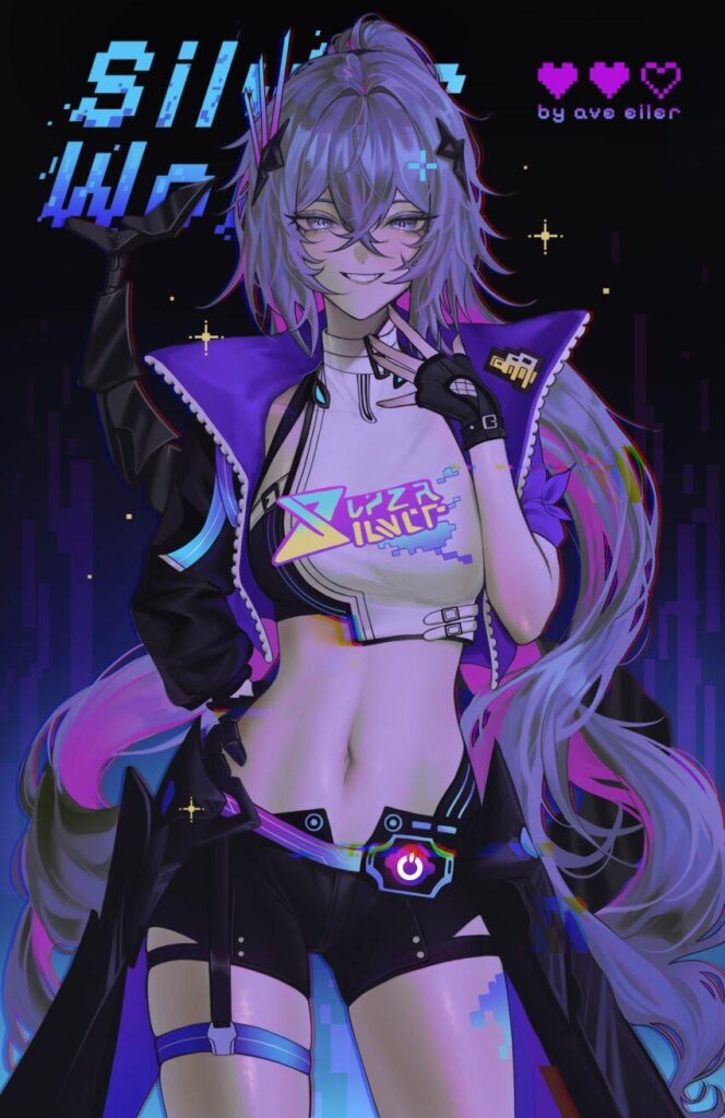 銀狼 ❤ (アート by @eilerchan)