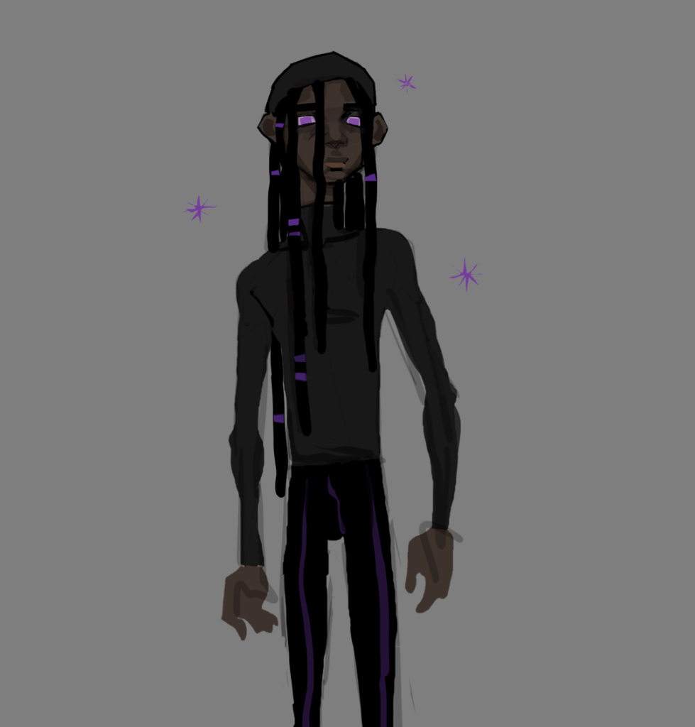 人間のエンダーマン、描きます