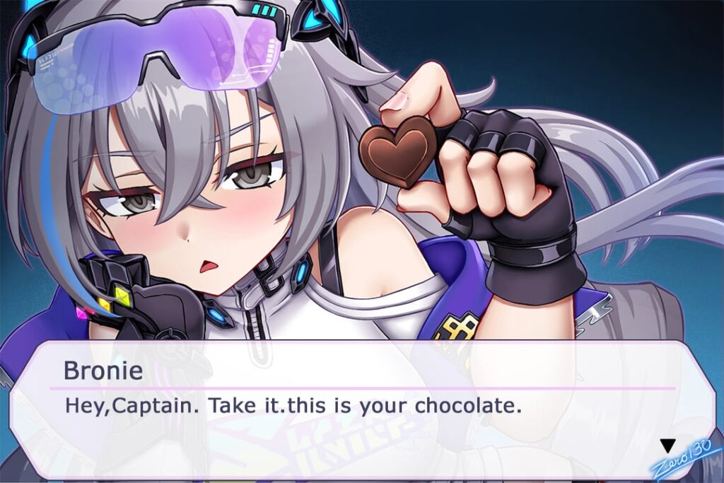 ブロニー・バレンタイン・アフェルマス（シルバーウルフLv.999のコスプレ付き）