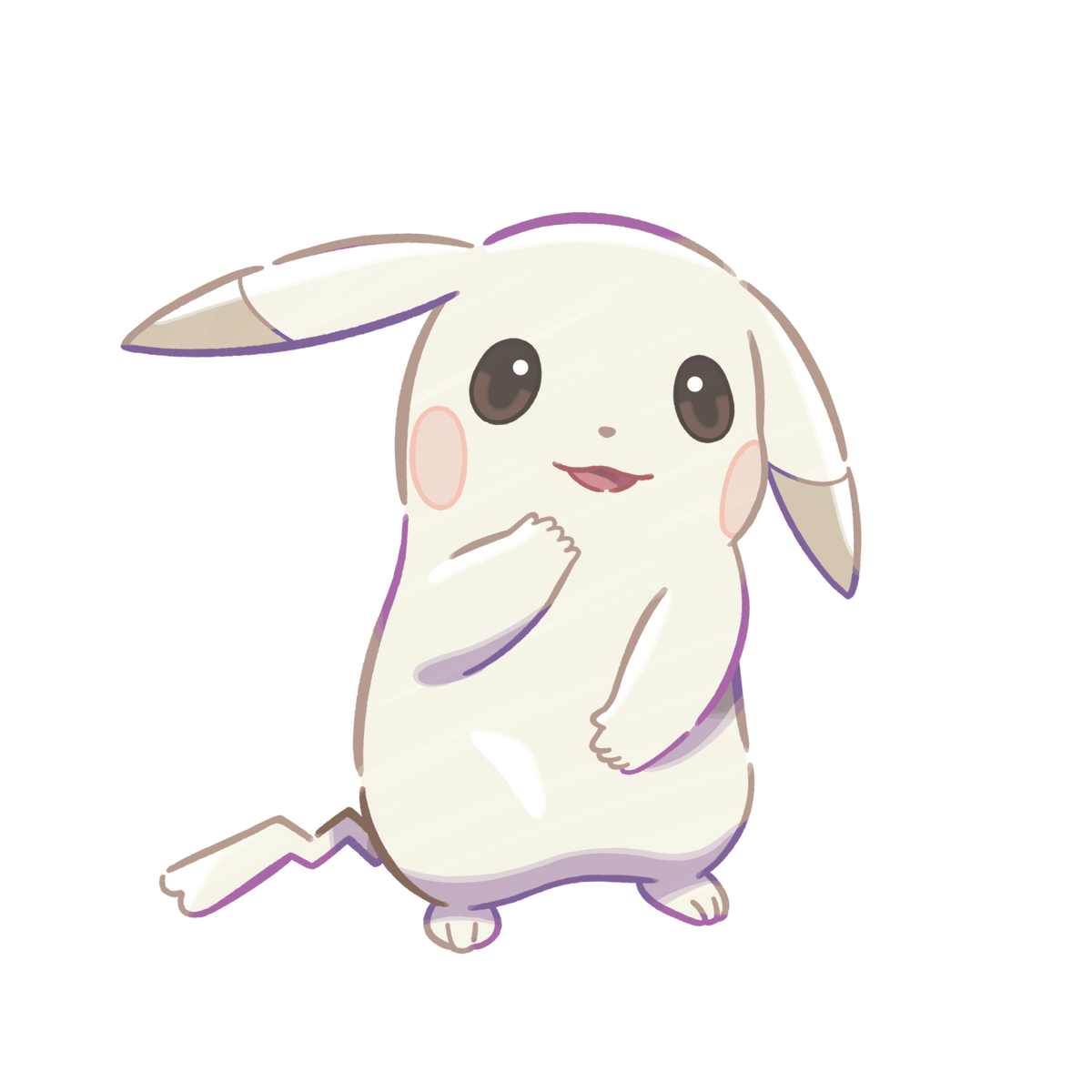 ピカチュウ（うすいろ） 他ポケモンからの呼称：うすチュウ