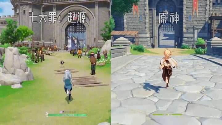 七つの大罪：オリジンと原神を比較します。