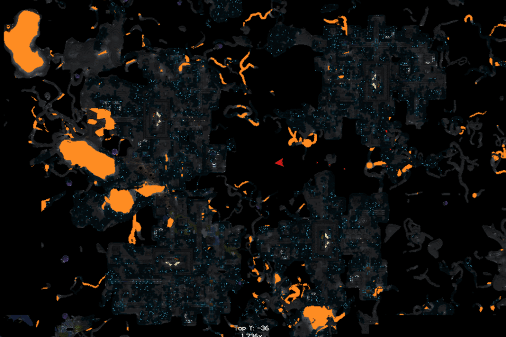 美しいスポーンを備えたシード上の 4 つの古代都市
