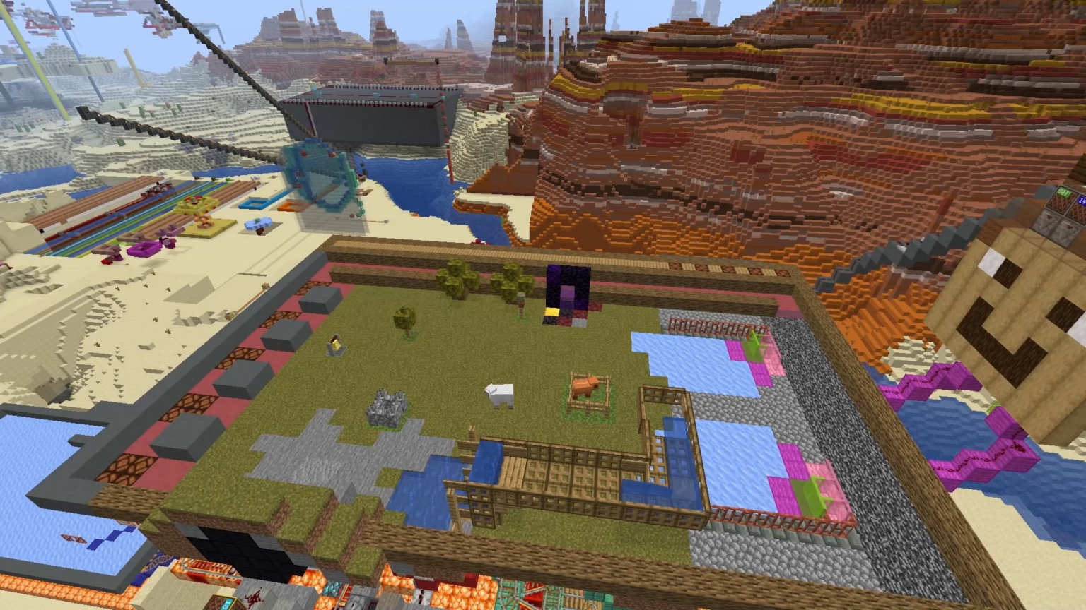 Minecraft ピンボール マシン (バニラ レッドストーン、コマンド ブロックなし)