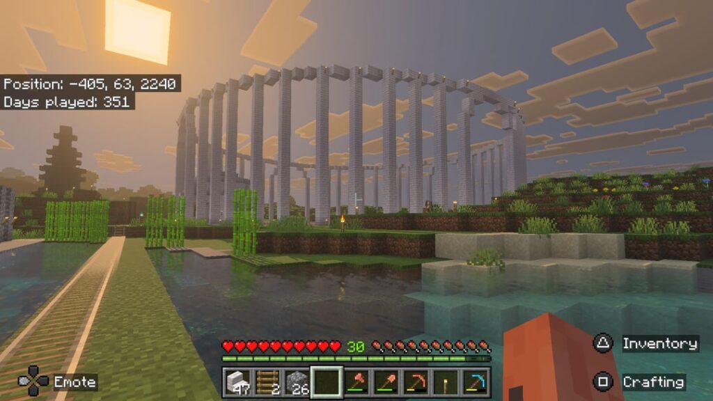 ペールオークとチェリーグローブ