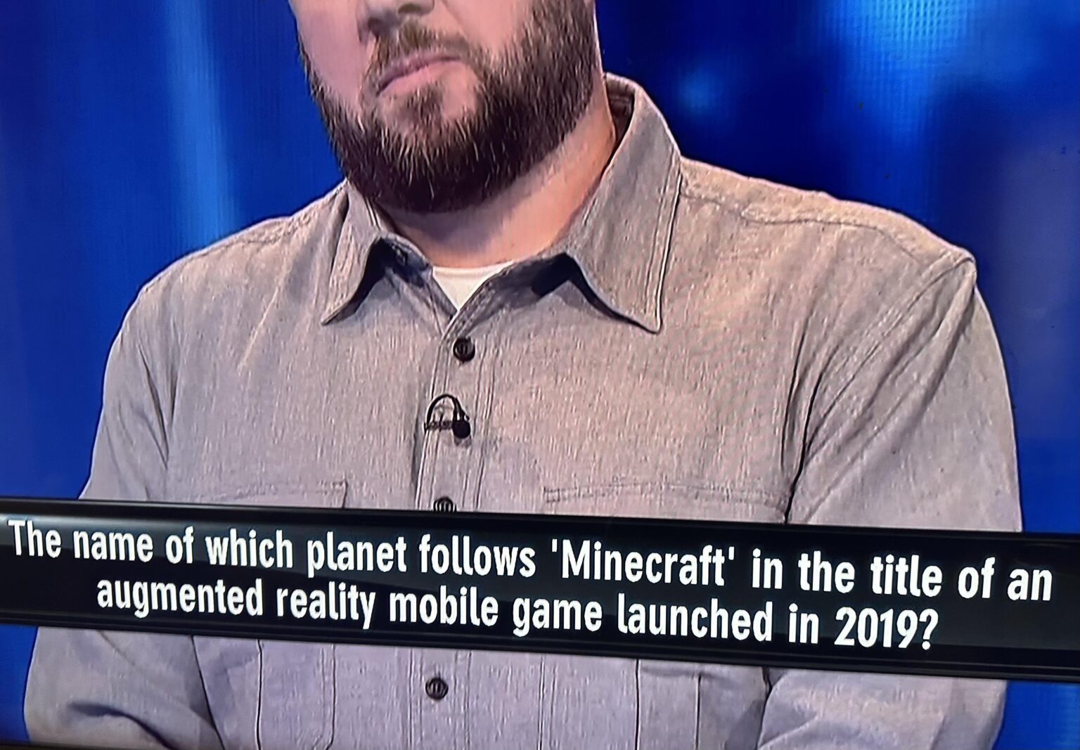 先ほどティッピング・ポイント（イギリスのクイズ番組）を見ていたら、こんな質問が出てきました…。