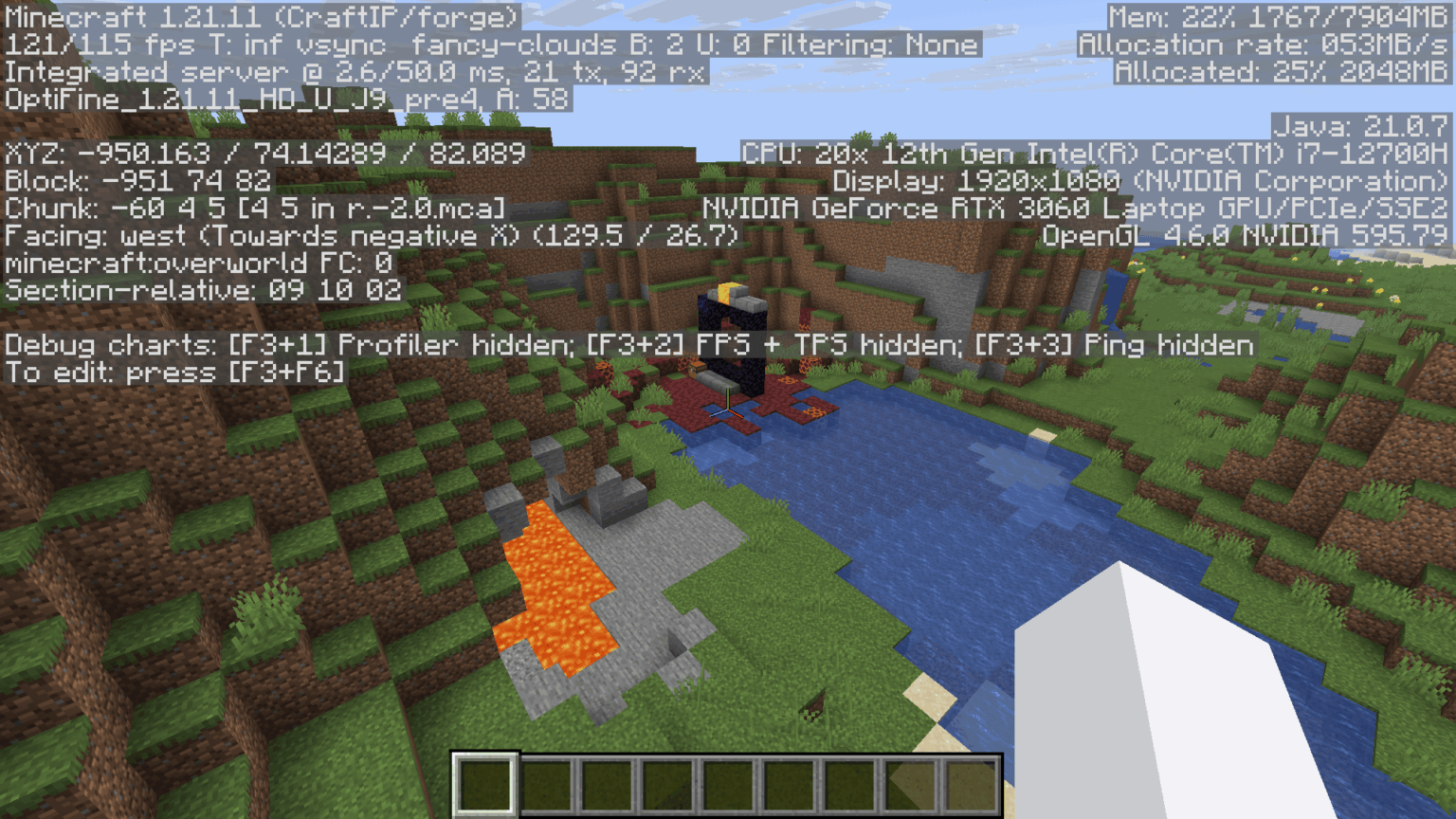 チェスト内の材料で完成できる、スポーン時の廃墟のポータル (1662424885269327640)