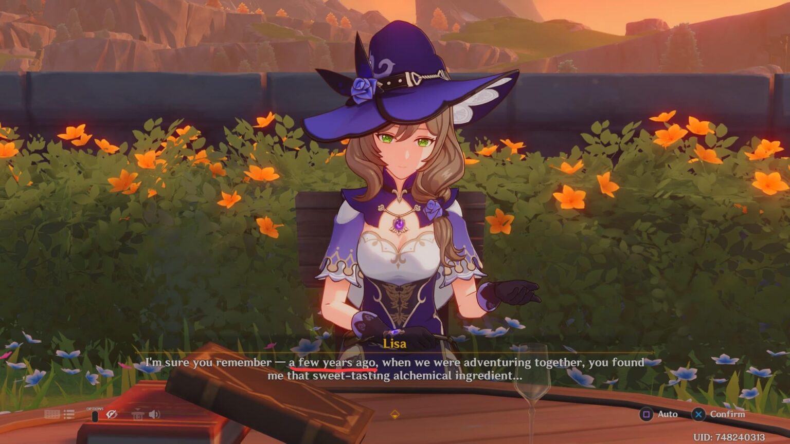 イベントをやっていてこれを見て気になったんです。原神はどれくらい時間が経ちましたか？現実世界時間と同じ5年前なのでしょうか？