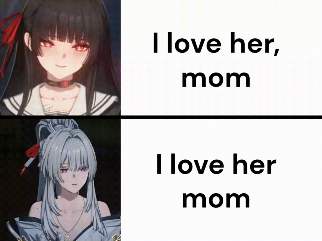 私は彼女のお母さんを愛しています