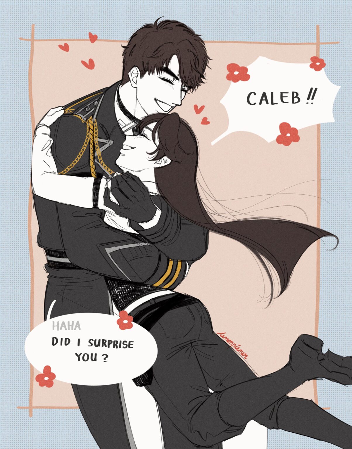 ケイレブ大佐のサプライズ訪問 🥰