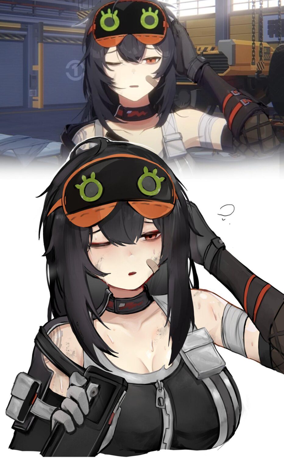 Re: ティーザーのグレース・ハワードのロングヘアとスリーピングマスク