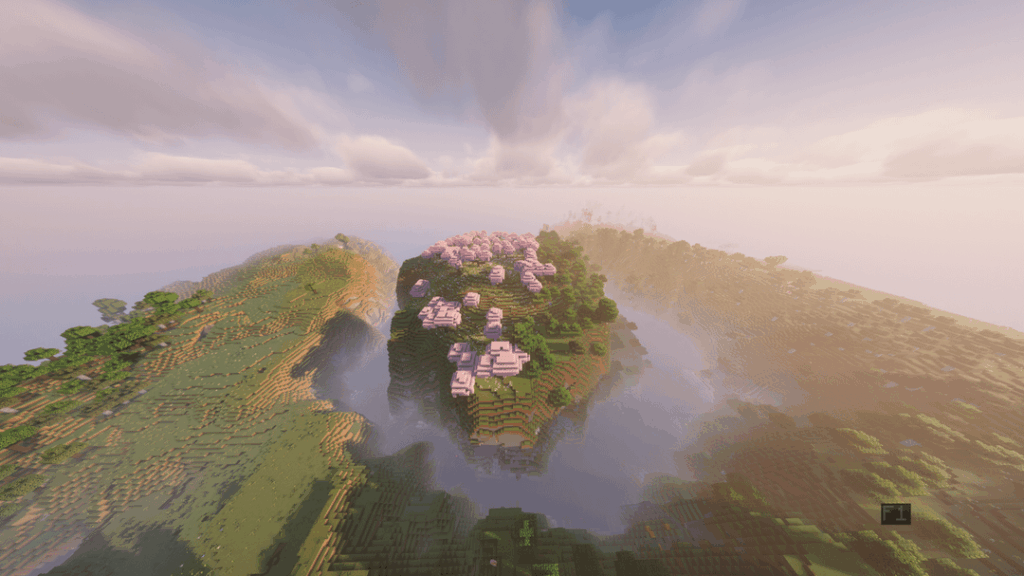 チェリーヒルは川に囲まれ、近くに 2 つの村が出現します。これは私が永遠の世界のために手に入れた種です