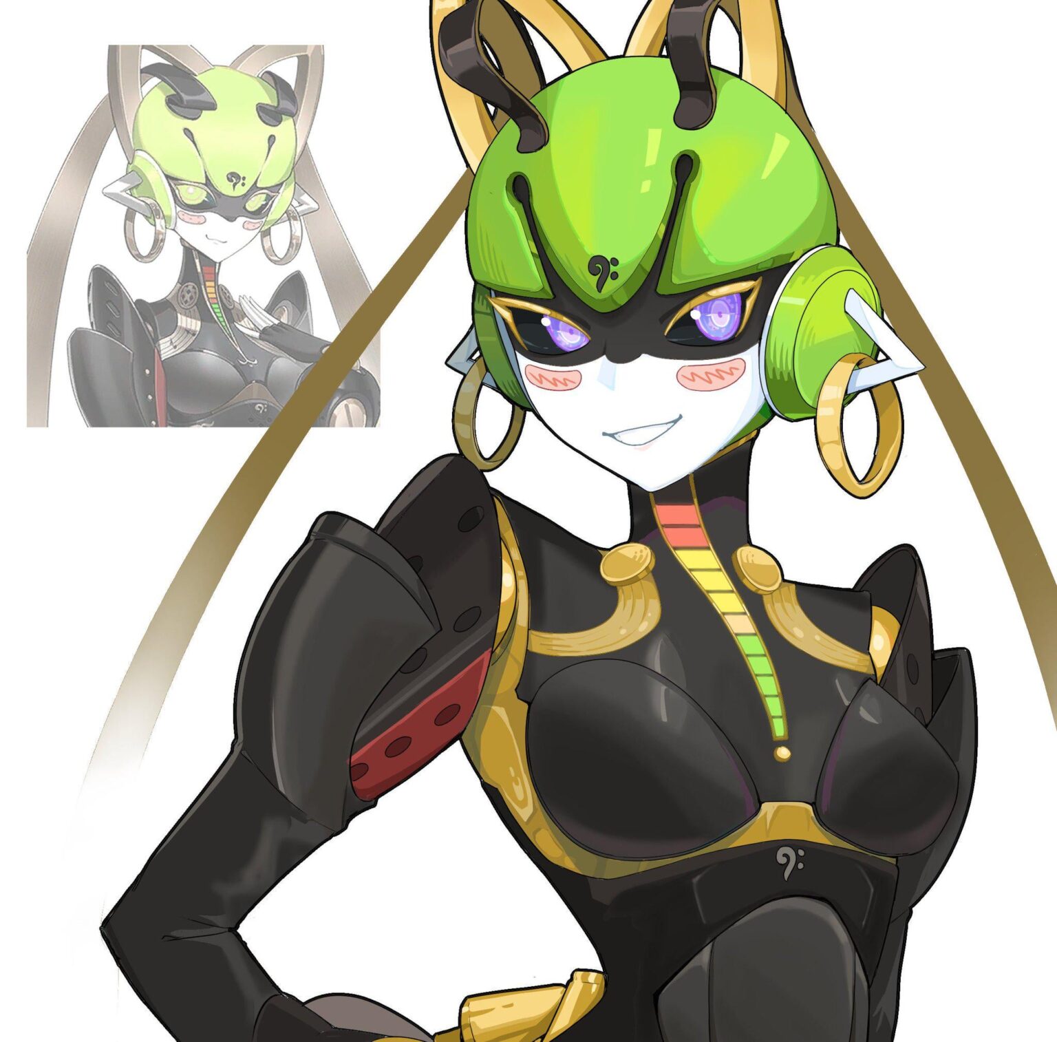 新エリドゥの最高のロボット、ヴェスパー (@kurokoi_art より)