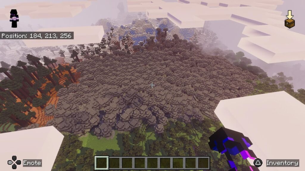 スポーン時の巨大な淡い庭園