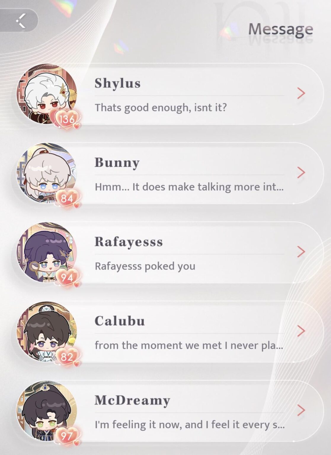 サイラスがクレーンゲームの時間を頼むのを少し恥ずかしがっていることを知ったので、彼の名前を更新する必要がありました 🤭