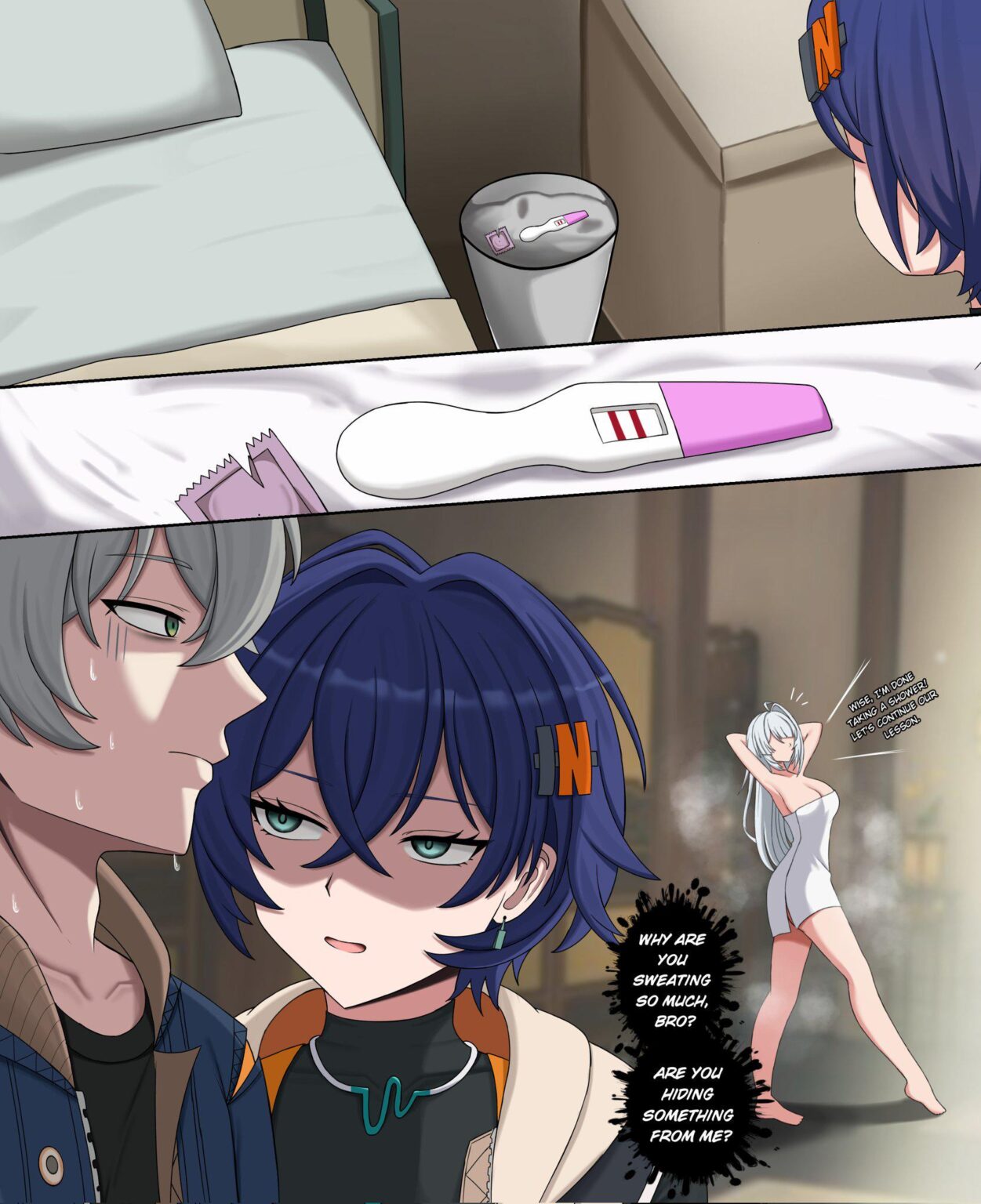 兄さん！シフに何をしたの！？ 😫 (@Naneesan1 より)