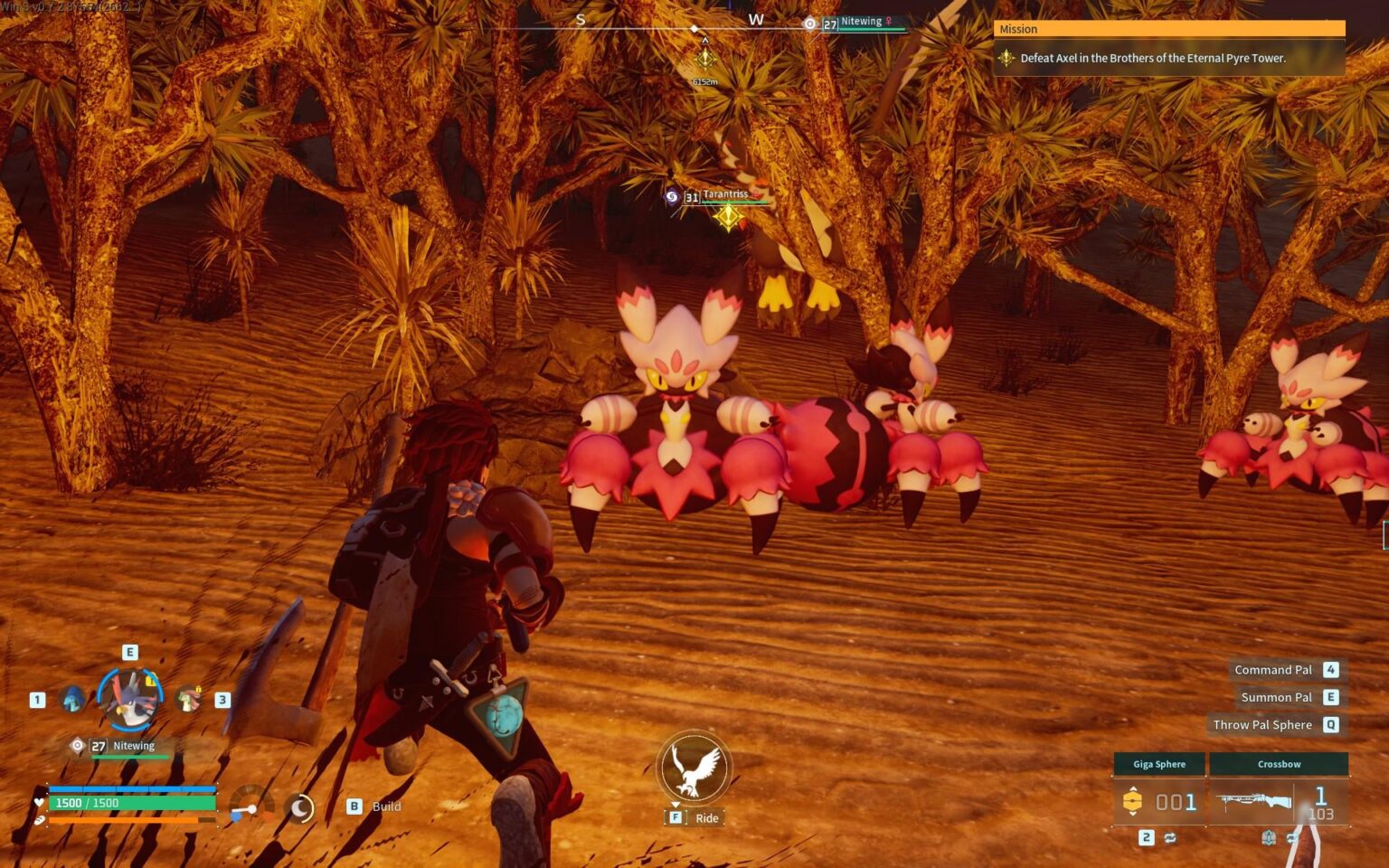 私は Palworld にかなり慣れたばかりで (19 時間 30 分)、かなりの「不条理」デザイン (特にカトレス、ロヴァンダー、ルナリス) を見てきました (そして捕まえた) が、最も不条理なものとしてはタラントリスが挙げられると思います。