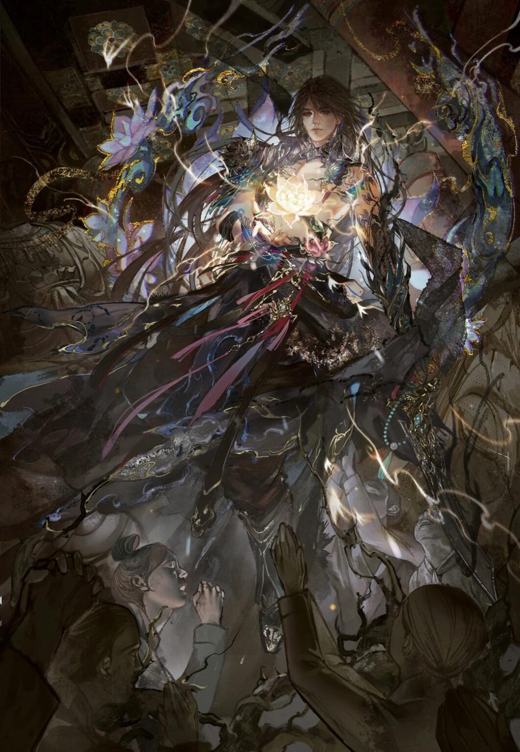 このアーティストは燃えています🔥