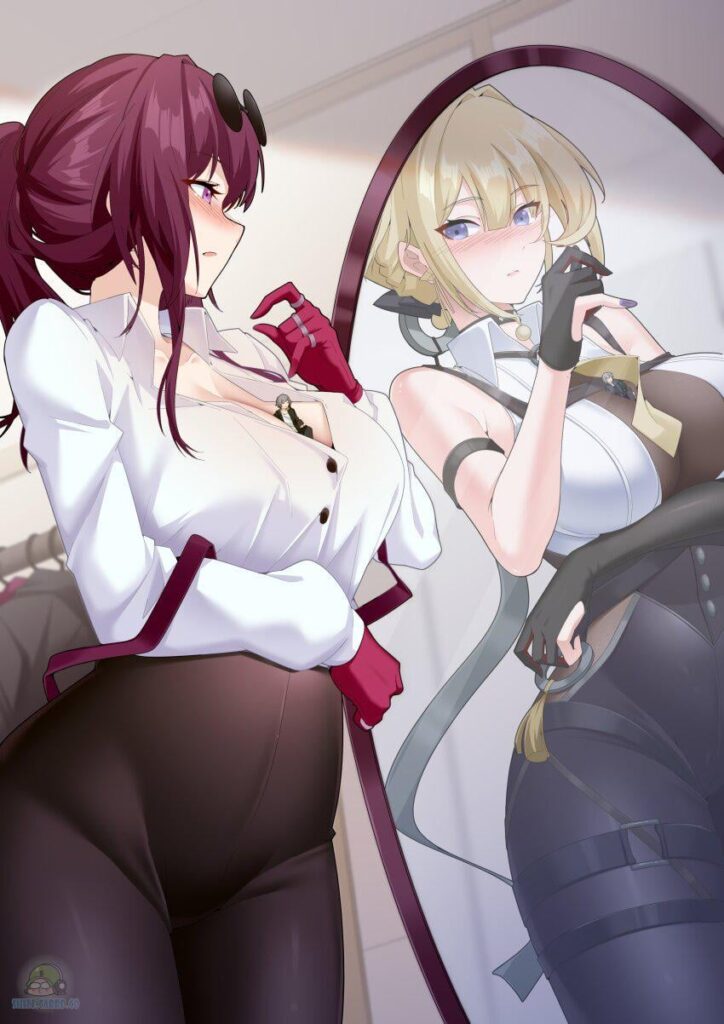 鏡の中が見えますか？その体には別の誰かが〜 (@ShizeArt より)