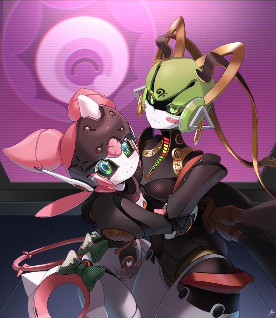 アリアとヴェスパー (@suuta_comya さん)