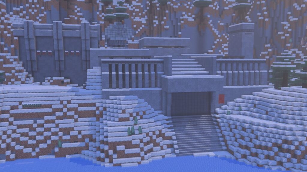 ブルータリストの Minecraft 基地