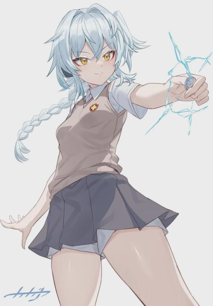 Buling (Wuthering Waves) in 御坂美琴 (常盤台制服) (とある) by かが