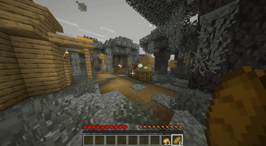 淡い庭園の平原の村 (1.21.11)