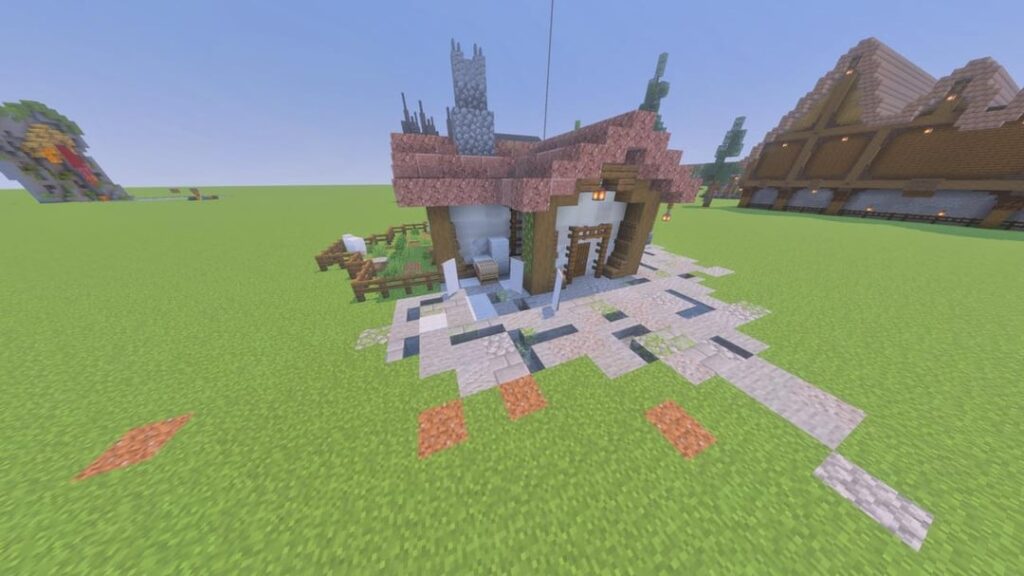 小さな居心地の良い羊飼いの家