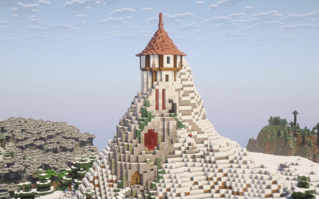 SMPで作ったウィザードタワー型スターターベース