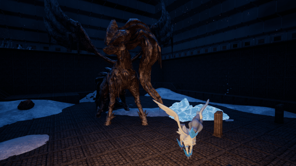 大好きな馬（の像）のために家を建てました