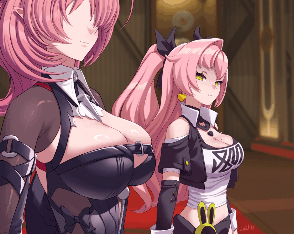 ラミエルとヴェリナ by @luizhtx